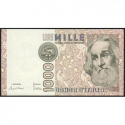 Italie - Pick 109a_4 - 1'000 lire - Lettre D - Série SD T - 06/01/1982 (28/10/1985) - Etat : NEUF