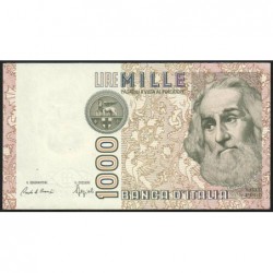 Italie - Pick 109b_1 - 1'000 lire - Lettre E - Série ME A - 06/01/1982 (18/01/1988) - Etat : SPL