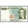 Italie - Pick 111c - 5'000 lire - Lettre D - 04/01/1985 (1996) - Etat : TTB+