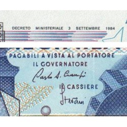 Italie - Pick 112a - 10'000 lire - Lettre B - 03/09/1984 (1985) - Etat : NEUF