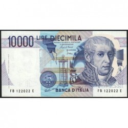 Italie - Pick 112a - 10'000 lire - Lettre B - 03/09/1984 (1985) - Etat : SPL