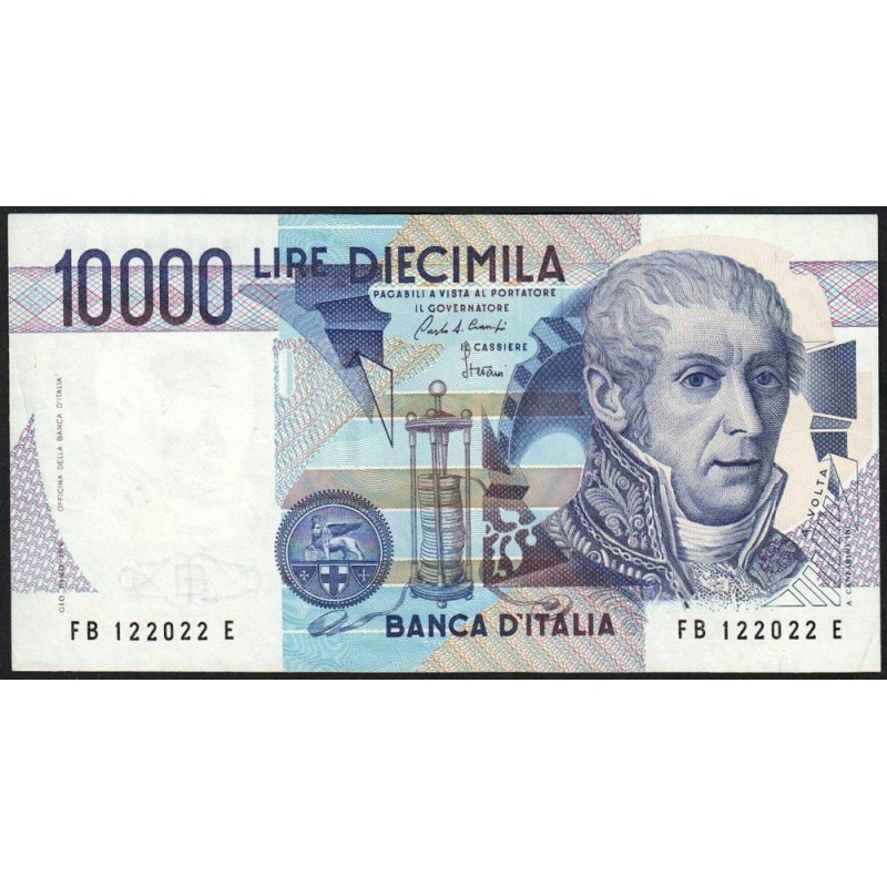 Italie - Pick 112a - 10'000 lire - Lettre B - 03/09/1984 (1985) - Etat : SPL