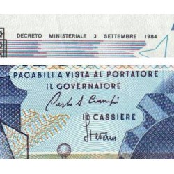 Italie - Pick 112a - 10'000 lire - Lettre B - 03/09/1984 (1985) - Etat : SPL