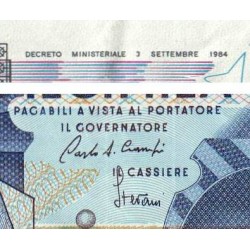 Italie - Pick 112a - 10'000 lire - Lettre B - 03/09/1984 (1985) - Etat : TTB