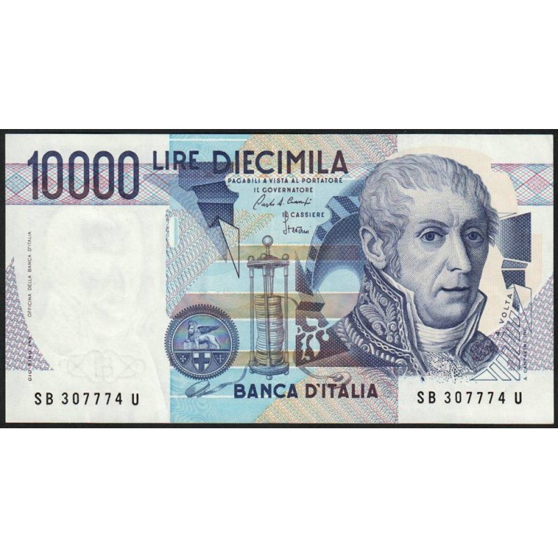 Italie - Pick 112a - 10'000 lire - Lettre B - 03/09/1984 (1985) - Etat : SUP