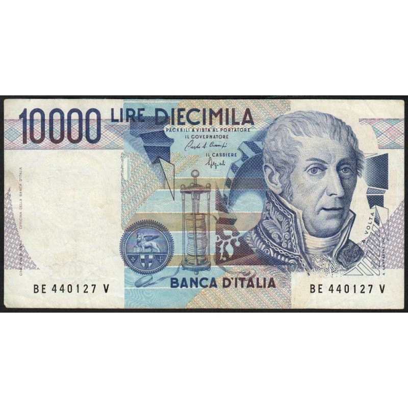 Italie - Pick 112b - 10'000 lire - Lettre E - 03/09/1984 (1992) - Etat : TB+
