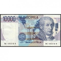 Italie - Pick 112b - 10'000 lire - Lettre E - 03/09/1984 (1992) - Etat : TTB
