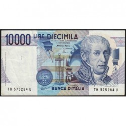 Italie - Pick 112d - 10'000 lire - Lettre H - 03/09/1984 (1997) - Etat : TB+