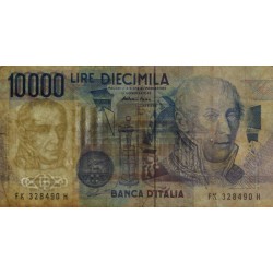 Italie - Pick 112d - 10'000 lire - Lettre K - 03/09/1984 (1998) - Etat : TB-