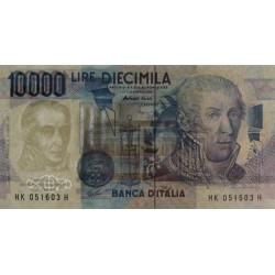 Italie - Pick 112d - 10'000 lire - Lettre K - 03/09/1984 (1998) - Etat : SPL