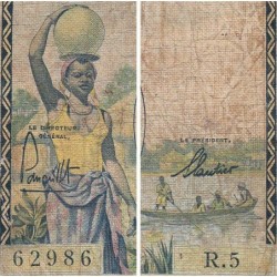 AEF - Pick 32 - 100 francs - Série R.5 - 1957 - Etat : AB-