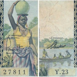 AEF - Pick 32 - 100 francs - Série Y.23 - 1957 - Etat : AB-
