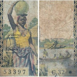 Cameroun - Afrique Equatoriale - Pick 1e - 100 francs - Série C.32 - 1961 - Etat : AB-