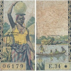 Cameroun - Afrique Equatoriale - Pick 2 - 100 francs - Série E.34 - 1961 - Etat : AB-