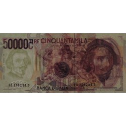 Italie - Pick 113a - 50'000 lire - Lettre C - 06/02/1984 ( 1986) - Etat : pr.NEUF