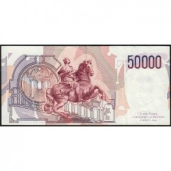 Italie - Pick 113b - 50'000 lire - Lettre D - 06/02/1984 (1990) - Etat : SUP