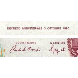 Italie - Pick 114a - 1'000 lire - Lettre A - 03/10/1990 - Etat : TTB