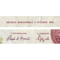 Italie - Pick 114a - 1'000 lire - Lettre A - 03/10/1990 - Etat : TB