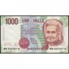 Italie - Pick 114a - 1'000 lire - Lettre B - 03/10/1990 (1991) - Etat : TB