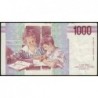 Italie - Pick 114a - 1'000 lire - Lettre B - 03/10/1990 (1991) - Etat : TB