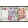 Italie - Pick 114a - 1'000 lire - Lettre B - 03/10/1990 (1991) - Etat : SPL
