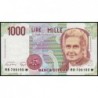 Italie - Pick 114a - 1'000 lire - Lettre B - 03/10/1990 (1991) - Etat : SPL