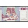 Italie - Pick 114a - 1'000 lire - Lettre B - 03/10/1990 (1991) - Etat : SPL