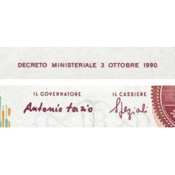Italie - Pick 114b - 1'000 lire - Lettre D - 03/10/1990 (1994) - Etat : NEUF