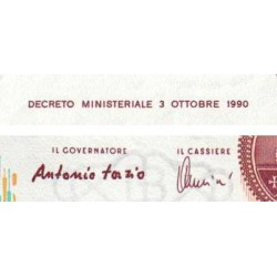 Italie - Pick 114c - 1'000 lire - Lettre E - 03/10/1990 (1995) - Etat : SPL