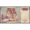 Italie - Pick 114c - 1'000 lire - Lettre F - 03/10/1990 (1995) - Etat : TB-