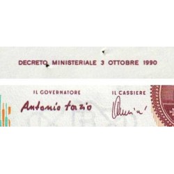 Italie - Pick 114c - 1'000 lire - Lettre F - 03/10/1990 (1996) - Etat : SUP