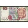 Italie - Pick 114c - 1'000 lire - Lettre G - 03/10/1990 (21/07/1998) - Etat : TB