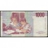 Italie - Pick 114c - 1'000 lire - Lettre G - 03/10/1990 (21/07/1998) - Etat : TB