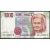 Italie - Pick 114c - 1'000 lire - Lettre H - 03/10/1990 (19/08/1998) - Etat : TB+