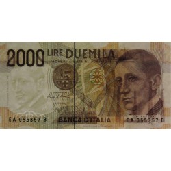 Italie - Pick 115 - 2'000 lire - Lettre A - 03/10/1990 - Etat : SPL