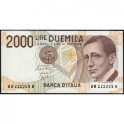 Italie - Pick 115 - 2'000 lire - Lettre B - 03/10/1990 (1992) - Etat : NEUF