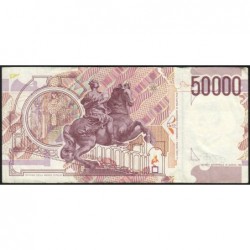 Italie - Pick 116b - 50'000 lire - Lettre C - 27/05/1992 (1995) - Etat : TB-