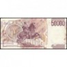 Italie - Pick 116c - 50'000 lire - Lettre D - 27/05/1992 (1997) - Etat : TTB+