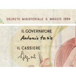 Italie - Pick 117a - 100'000 lire - Lettre B - 06/05/1994 (27/02/1995) - Etat : TTB