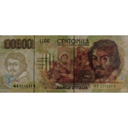 Italie - Pick 117a - 100'000 lire - Lettre B - 06/05/1994 (27/02/1995) - Etat : TTB