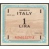 Italie - Occcupation alliée - Pick M 10b - 1 lira - Séries 1943 / AA - Etat : SUP