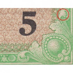 Italie - Occcupation alliée - Pick M 12b - 5 lire - Lettres A A - Séries 1943 - Etat : TTB-