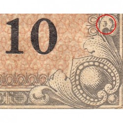 Italie - Occcupation alliée - Pick M 19a - 10 lire - Lettres A A - Séries 1943 A - Etat : TB-