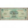 Italie - Occcupation alliée - Pick M 20a - 50 lire - Lettres A A - Séries 1943 A - Etat : TB-