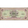 Italie - Occcupation alliée - Pick M 21a - 100 lire - Lettres A A - Séries 1943 A - Etat : TB-
