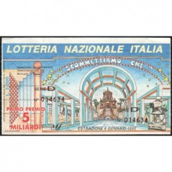 Italie - 1995 - Loterie - 5'000 lire - Etat : SPL