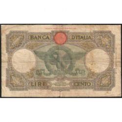 Afrique Orientale Italienne - Pick 2a - 100 lire - Série H20 - 1938 - An XVI - Etat : TB-