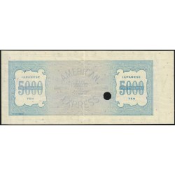 Japon - Chèque de voyage - American Exp. Comp. - 5'000 yen - 1970 - Spécimen - Etat : SUP