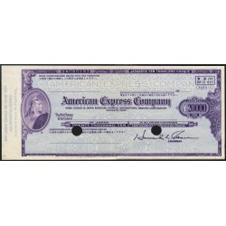 Japon - Chèque de voyage - American Exp. Comp. - 20'000 yen - 1970 - Spécimen - Etat : SUP