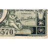 Aurillac (Cantal) - Pirot 16-14 - 50 centimes - Série P - 1920 - Etat : TTB